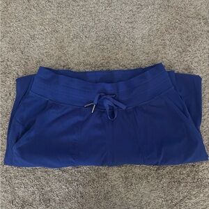 Lulu Lemon dance studio blue joggers size 6
